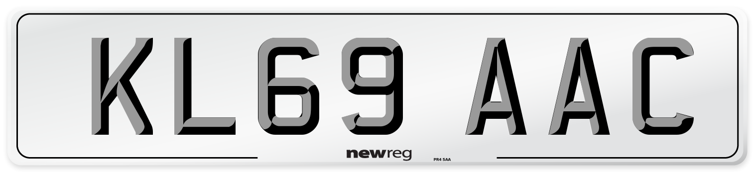 KL69 AAC Number Plate from New Reg